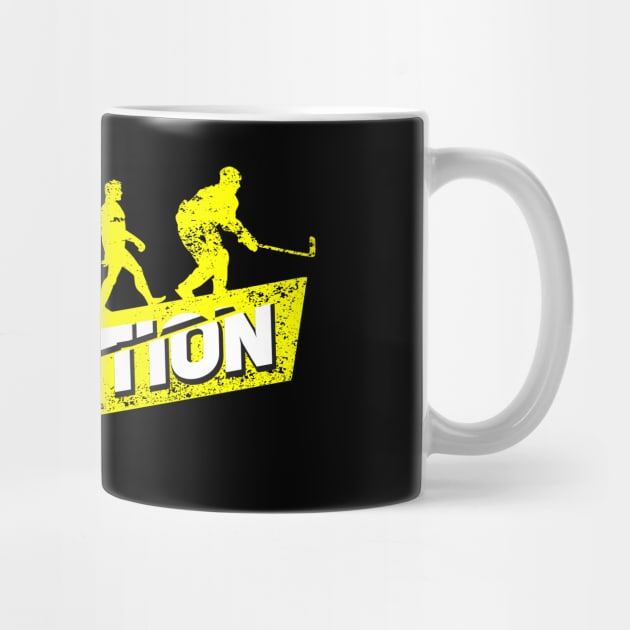 Ice Hockey Player Evolution Sport Coach Gift by Dolde08